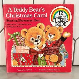 Vintage 1986 “A Teddy Bear’s Christmas Carol” Softcover Book